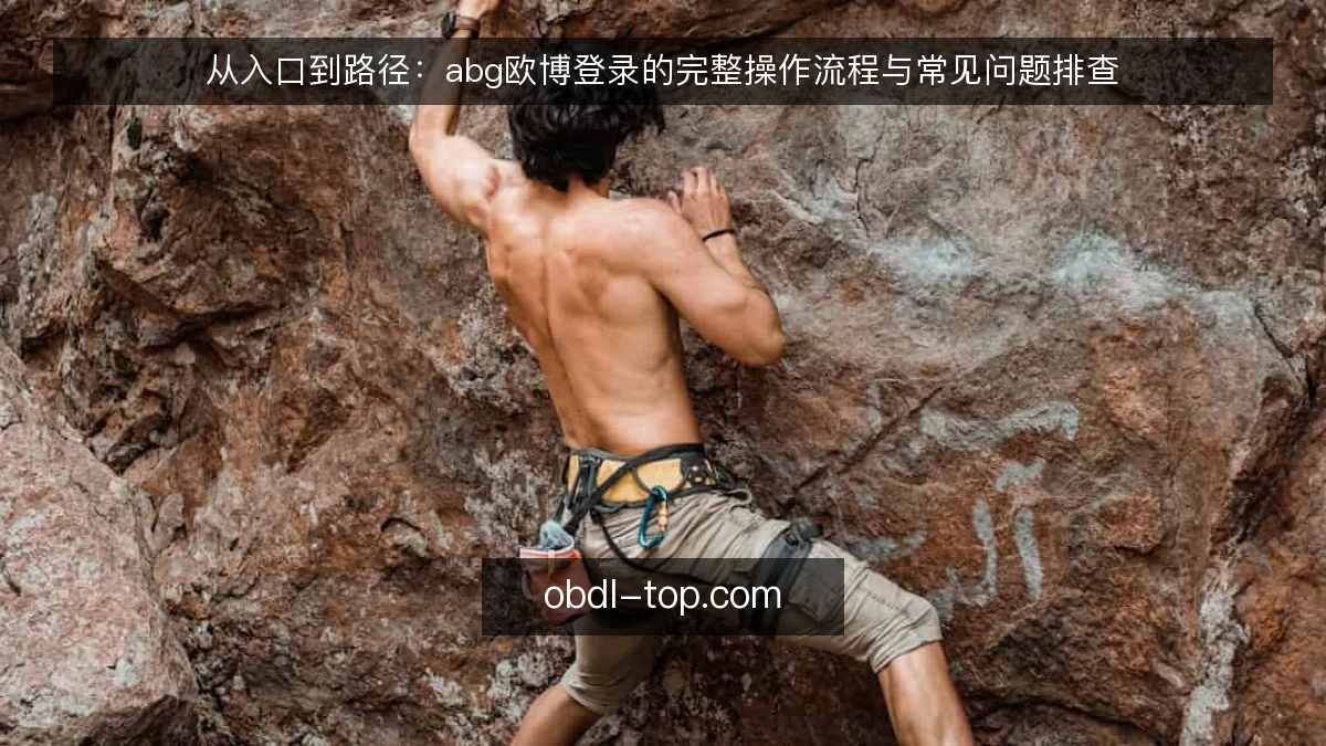 从入口到路径：abg欧博登录的完整操作流程与常见问题排查