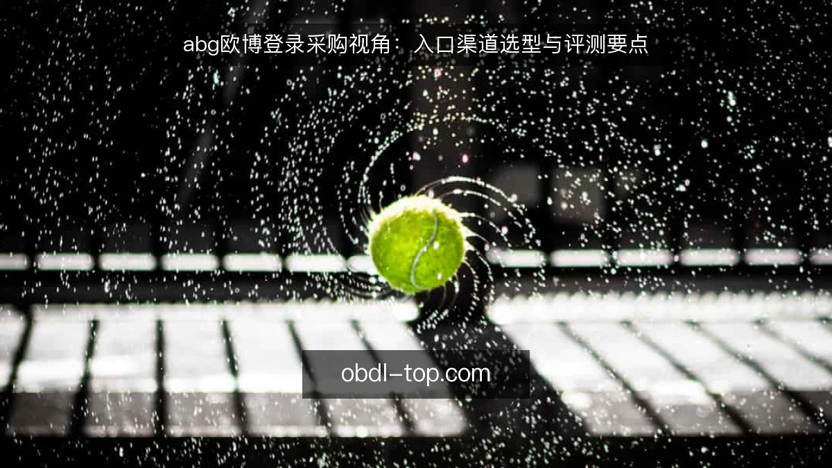 abg欧博登录采购视角：入口渠道选型与评测要点